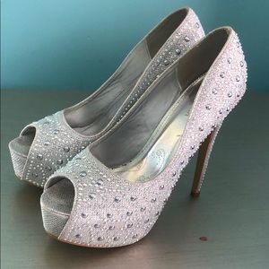 Sparkly heels